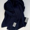 donkerblauwe sjaal biologisch katoen